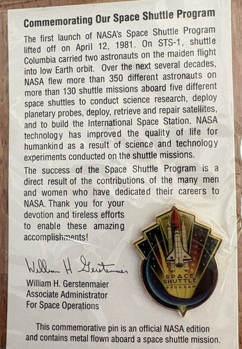 End the space shuttle - end,