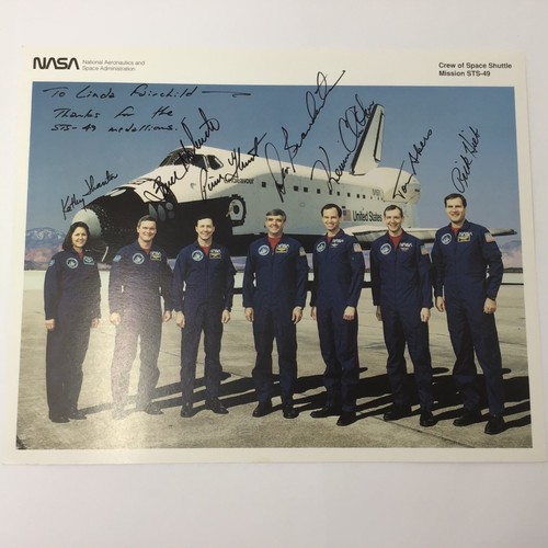 Vintage nasa crew - of, endeavour