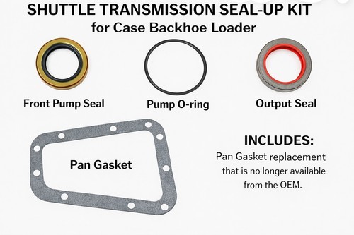 Shuttle transmission seal - transmission, seal-up